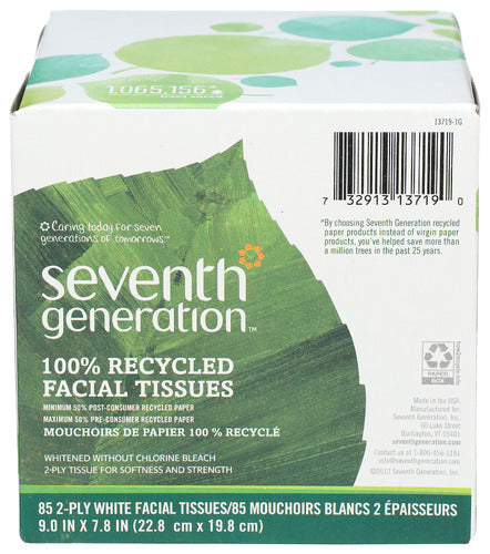 SEVENTH GENERATION TISSUE FACIAL 85CT - 1 EA