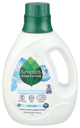 SEVENTH GENERATION LIQUID LNDRY FREE & CLEAR - 90 FO