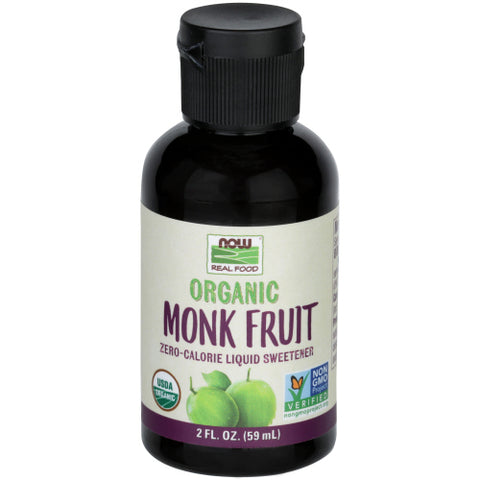 Now Swetnr Liq Monk Frut Org, 2 FO.