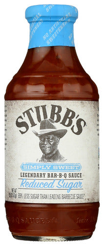 STUBBS SAUCE SIMPLY SWEET BBQ - 18 OZ
