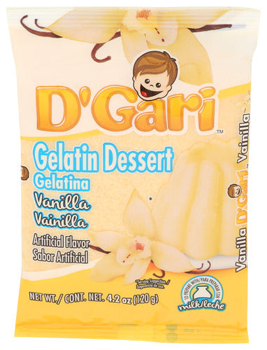 Dgari 
Gelatina Vanilla Wmlk, 4.2 OZ