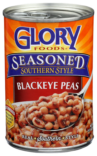 GLORY FOODS BEAN BLACKEYE PEAS SSND - 15 OZ