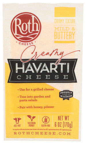 Roth Kase Cheese Havarti Orginal, 6 OZ.