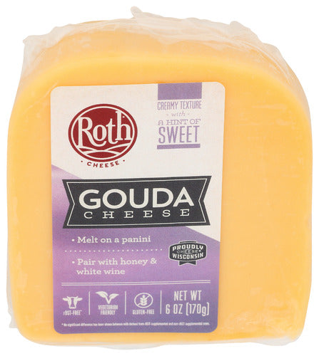 Roth Kase Cheese Gouda Deli Cut, 6 OZ.