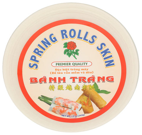 Rose Brand Spring Roll Rice Skin, 12 OZ.