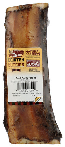 THE COUNTRY BUTCHER BONE DOG BEEF 7IN CENTER - 1 EA