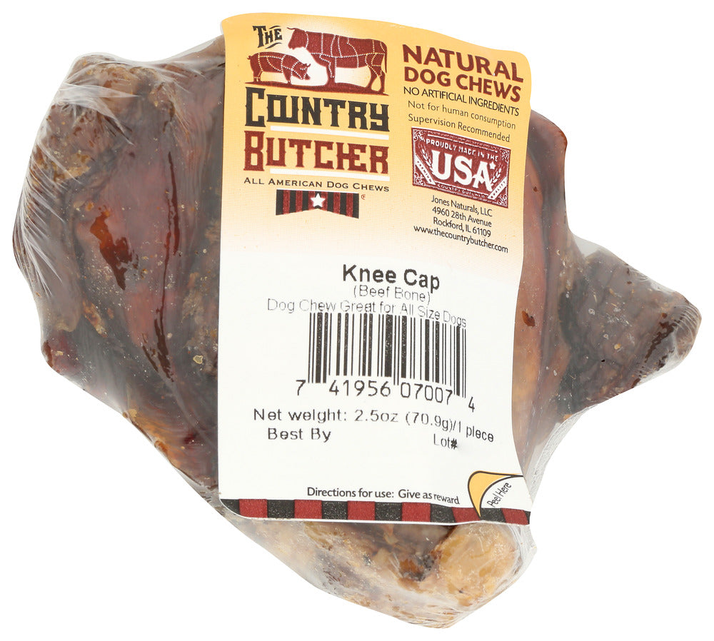 THE COUNTRY BUTCHER DOG TREAT KNEE CAPS - 1 PC