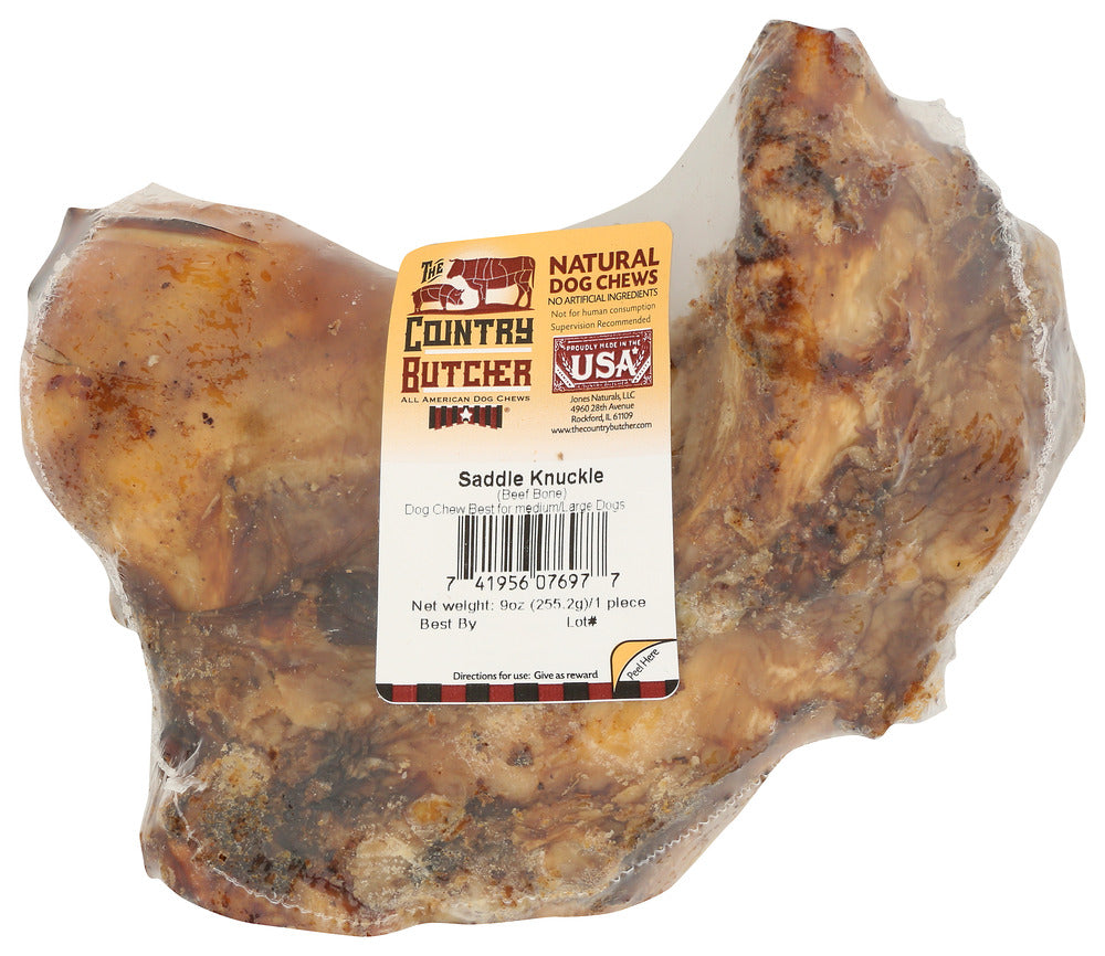 THE COUNTRY BUTCHER DOG TREAT SADDLE KNUCKLE - 1 PC