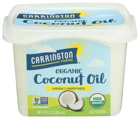 Carrington Farms 
Oil Coconut, 12 OZ.