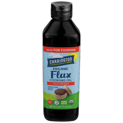 Carrington Farms 
Oil Cooking Flax Organic, 16 FO.