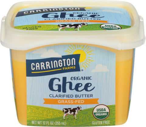 Carrington Farms 
Ghee Butter Clarified, 12 OZ.