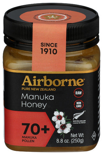 Airborne Honey 
Honey Manuka Monoflrl 70, 8.8 OZ.