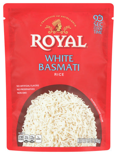 Royal Rice Rth White Basmati, 8.5 OZ.