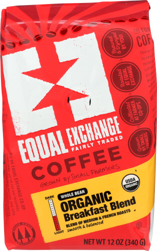 EQUAL EXCHANGE COFFEE WHLBN BRKFAST ORG - 12 OZ