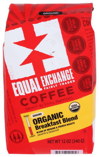 EQUAL EXCHANGE COFFEE DRIP BRKFAST ORG - 12 OZ