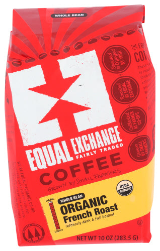 EQUAL EXCHANGE COFFEE WHLBN FRNCH RST ORG - 10 OZ