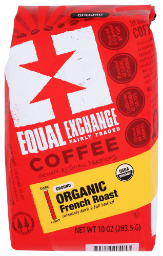 EQUAL EXCHANGE COFFEE GRND FRNCH RST ORG - 10 OZ