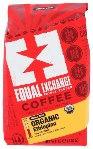 EQUAL EXCHANGE COFFEE WHLBN ETHIOPN ORG - 12 OZ