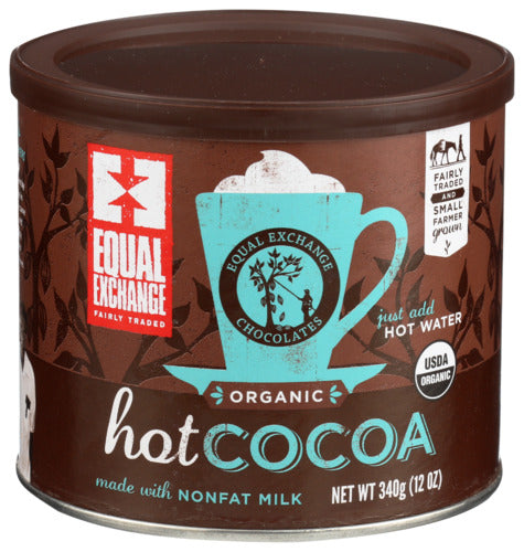 EQUAL EXCHANGE COCOA HOT MIX ORG - 12 OZ