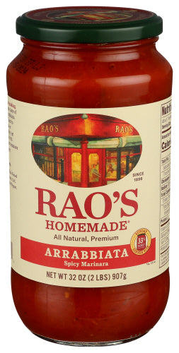 Raos Sauce Arrabbiata, 32 OZ.