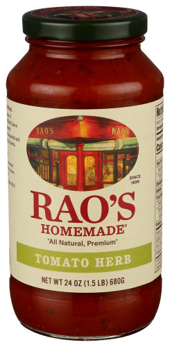 Raos Sauce Tomato Herb, 24 OZ.