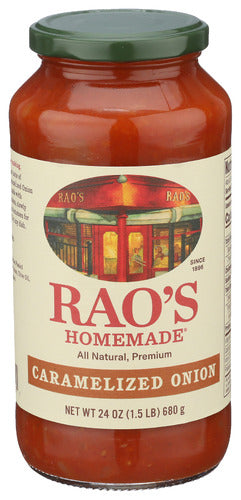 Raos Sauce Carmelized Onion, 24 OZ.