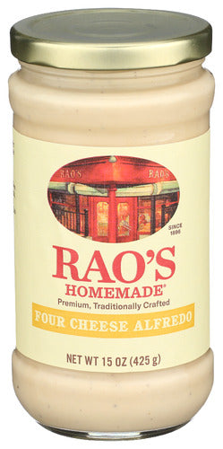 Raos Sauce Four Cheese Alfrdo, 15 OZ.