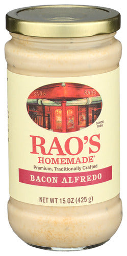 Raos Sauce Bacon Alfredo, 15 OZ.
