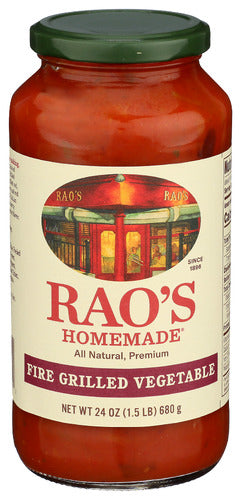 Raos Sauce Fire Rstd Veg, 24 OZ.