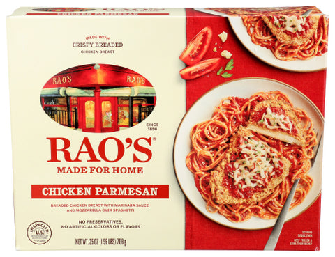 Raos Entree Chicken Parmesan, 25 OZ.