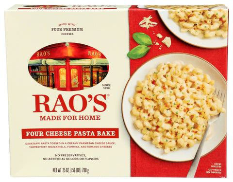 Raos Pasta Entree Four Cheese, 25 OZ.
