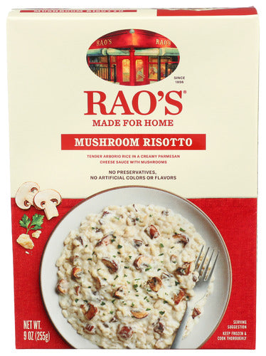 Raos Risotto Mushroom, 9 OZ.