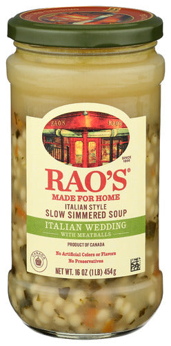Raos Soup Rte Italian Wedding, 16 OZ.