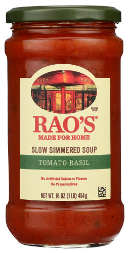 Raos Soup Rte Tomato Basil, 16 OZ.