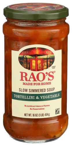 Raos Soup Tortellini & Veg, 16 OZ