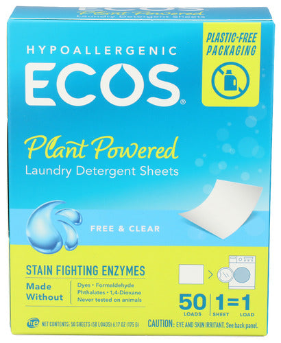 ECOS LNDRY NXT LQLSS SHT FR CL - 50 EA