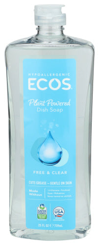 ECOS DISHMATE FREE & CLEAR - 25 OZ