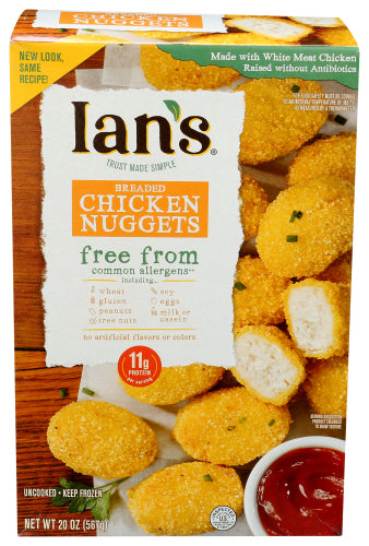 IANS NATURAL FOODS CHICKEN NUGGET WFGF FMLY PK - 20 OZ