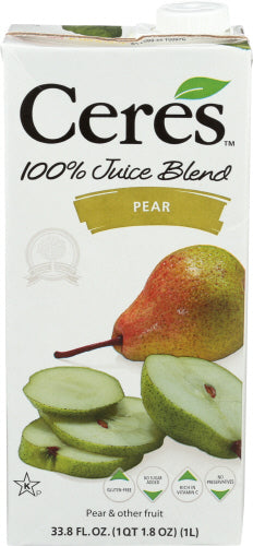 Ceres 
Juice Pear, 33.8 FO.