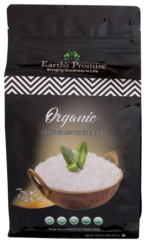 EARTHS PROMISE RICE WHITE LONG GRAIN ORG - 2 LB