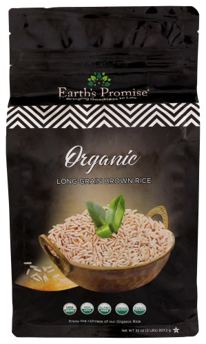 EARTHS PROMISE RICE BRWN LONG GRAIN ORG - 2 LB