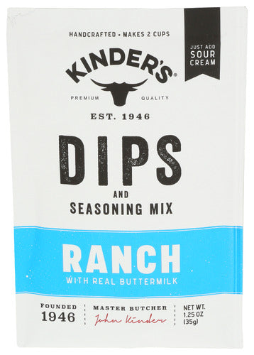 KINDERS MIX DIP RANCH SSNG - 1.25 OZ