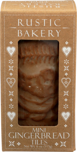 Rustic Bakery Cookie Mini Gngrbrd Tile, 5 OZ.