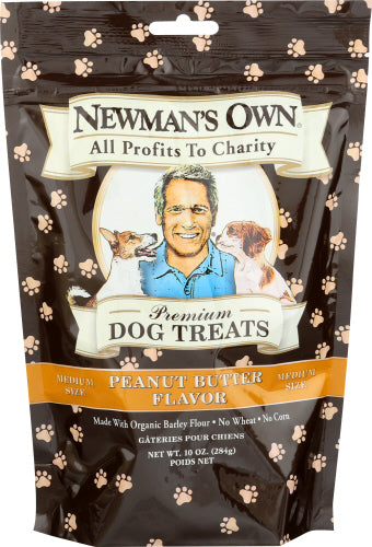Newmans Own Pet Treat Pnut Bttr Mdm Org3, 10 OZ.