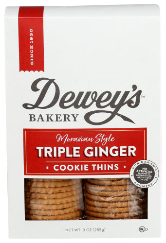 Deweys 
Cookie Moravn Trple Gingr, 9 OZ.