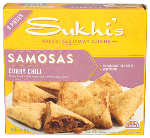 SUKHIS SAMOSA CURRY CHILI - 8 OZ