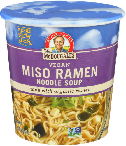 Dr Mcdougalls 
Soup Bgcup Miso, 1.9 OZ.