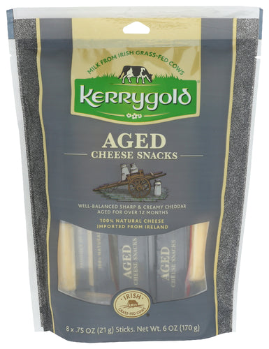 KERRYGOLD CHEESE STICKS AGED DELI - 6 OZ
