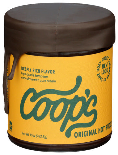 Coops Microcreamery 
Hot Fudge Hndmade Orgnl, 10 OZ.