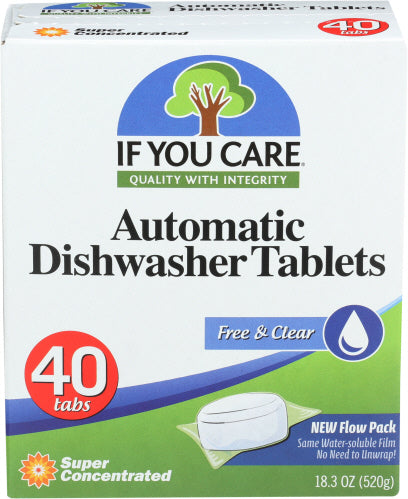 IF YOU CARE DISHWASHER DTRGNT - 40 TB